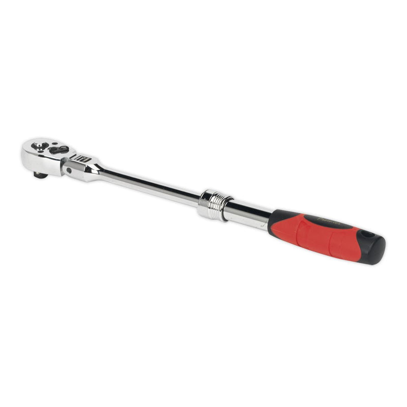 Flexi-Head Ratchet Wrench 3/8"Sq Drive Extendable