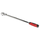 Sealey Premier Extra-Long Flexi-Head Ratchet Wrench 3/8"Sq Drive 455mm AK6697