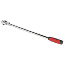 Sealey Premier Extra-Long Flexi-Head Ratchet Wrench 1/2"Sq Drive 600mm AK6698