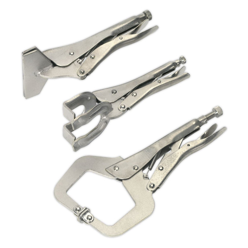 'C' Clamp & Welding Clamp Set 3pc