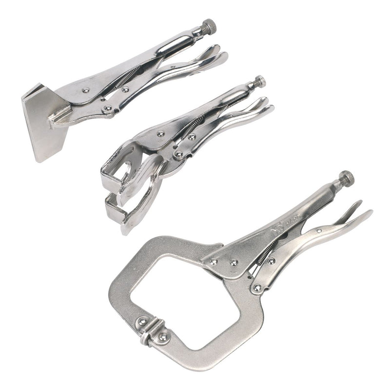 'C' Clamp & Welding Clamp Set 3pc