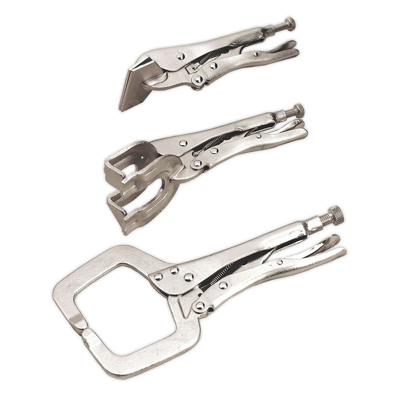 'C' Clamp & Welding Clamp Set 3pc