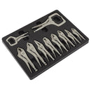 Sealey Premier Locking Pliers Set 10pc AK6800