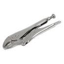 Sealey Premier Locking Pliers Curved Jaws 185mm 0-38mm Capacity AK6820