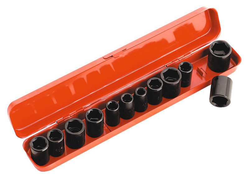 Sealey Premier Metric/Imperial Impact Socket Set 3/8"Sq Drive 12pc AK682