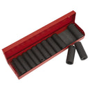 Sealey Premier Metric/Imperial Deep Impact Socket Set 3/8"Sq Drive 12pc AK683