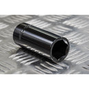 Sealey Premier Metric/Imperial Deep Impact Socket Set 1/2"Sq Drive 16pc AK685