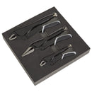 Sealey Premier Black Quick Release Locking Pliers Set 3pc AK6863B