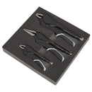 Sealey Premier Black Quick Release Locking Pliers Set 3pc AK6863B