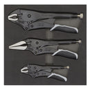 Sealey Premier Black Quick Release Locking Pliers Set 3pc AK6863B
