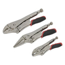 Sealey Premier Quick Release Locking Pliers Set 3pc AK6863