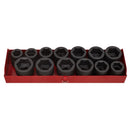 Sealey Premier Metric/Imperial Impact Socket Set 3/4"Sq Drive 13pc AK686