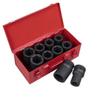 Sealey Premier Metric/Imperial Deep Impact Socket Set 1"Sq Drive 10pc AK689