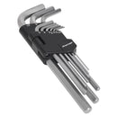 Sealey Premier Long Hex Key Set 9pc Long AK7136