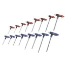 Sealey T-Handle Hex & TRX-Star* Key Set 14pc AK7147