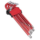 Sealey Premier Extra-Long Ball-End Hex Key Set 11pc AK7164