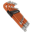 Sealey Premier Imperial Jumbo Anti-Slip Ball-End Hex Key Set 13pc AK71870