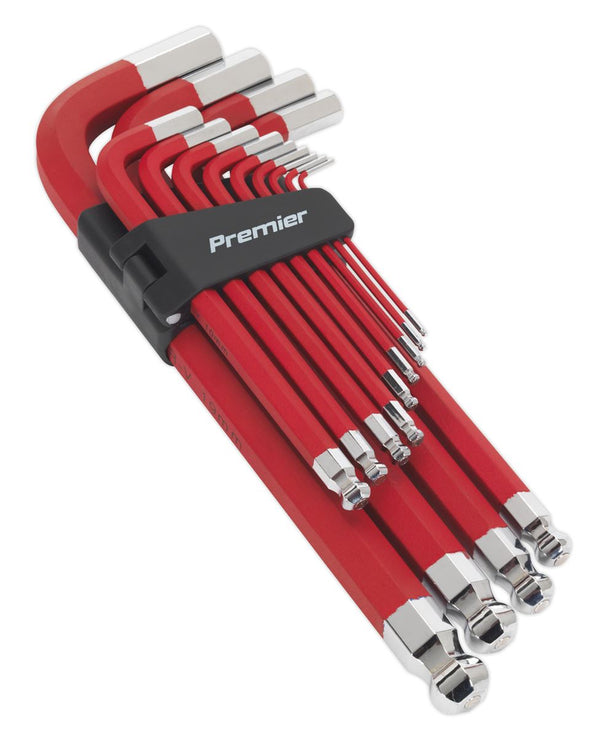 Jumbo Ball-End Hex Key Set 13pc Anti-Slip - Metric