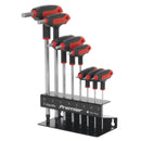 Sealey Premier T-Handle Ball-End Hex Key Set 8pc AK7195