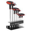 Sealey Premier T-Handle Ball-End Hex Key Set 8pc AK7195