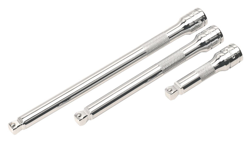 Wobble/Rigid Extension Bar Set 3pc 3/8"Sq Drive