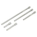 Sealey Premier Wobble Extension Bar Set 1/4"Sq Drive 5pc AK766