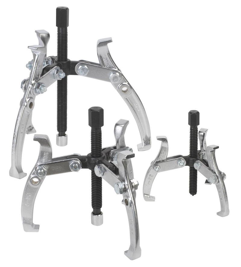 Gear Reversible Puller Set 3pc Triple Leg