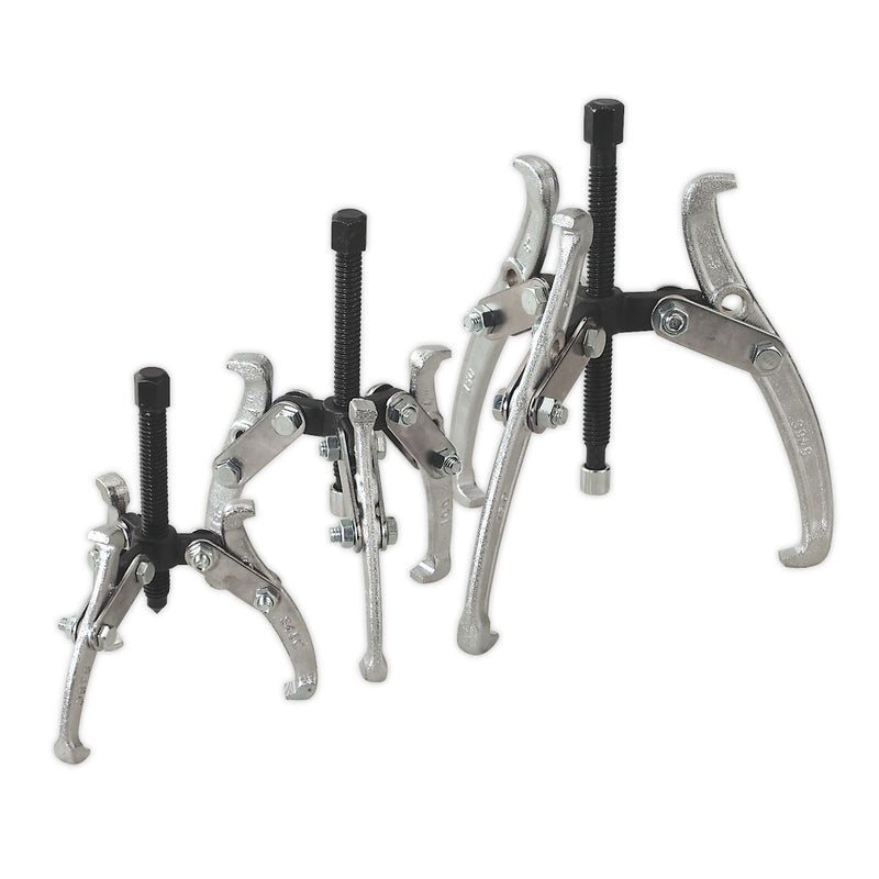 Gear Reversible Puller Set 3pc Triple Leg