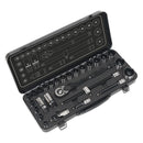 Sealey Premier Black Socket Set 1/2"Sq Drive 28pc AK7972