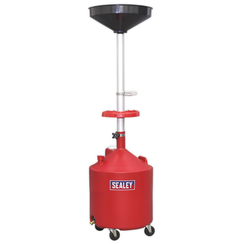 Mobile Oil Drainer 80L - Gravity Discharge