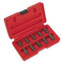 Sealey Multi-Spline Screw Extractor Set 10pc AK8181