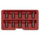 Sealey Multi-Spline Screw Extractor Set 10pc AK8181