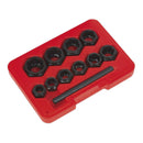 Sealey Spanner Type Bolt Extractor Set 11pc AK8183