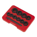 Sealey Spanner Type Bolt Extractor Set 11pc AK8183