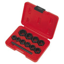 Sealey Spanner Type Bolt Extractor Set 11pc AK8183
