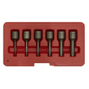 Sealey Screw Extractor Set 3/8"Sq Drive 6pc AK8185