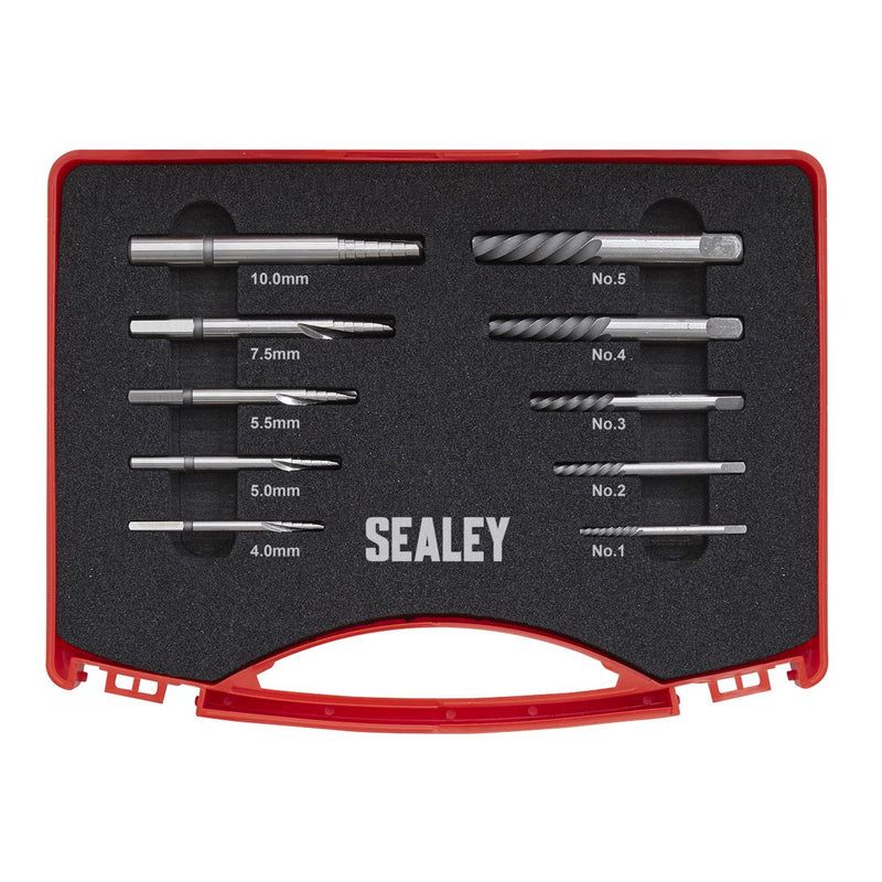 Step Drill Screw/Bolt Extractor Set 10pc