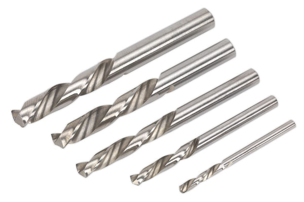 Left-Hand Spiral Drill Bit Set 5pc