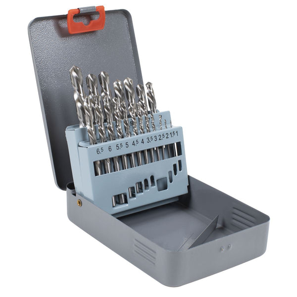 Sealey Left-Hand Spiral Drill Bit Set 19pc AK8190