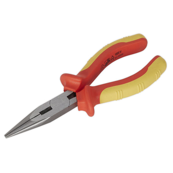 Sealey Long Nose Pliers 160mm VDE Approved AK83456