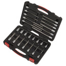Sealey Premier Platinum Spline Socket Bit Set 3/8"Sq Drive 26pc AK89002