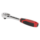 Sealey Premier Pear-Head Ratchet Wrench with Flip Reverse 1/4"Sq Drive AK8946