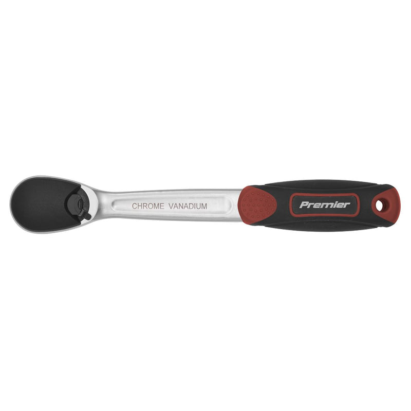 Ratchet Wrench 1/2"Sq Drive Dust-Free Flip Reverse - Premier Platinum