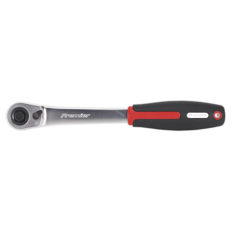 Ratchet Wrench 1/2"Sq Drive Compact Head 72-Tooth Flip Reverse Premier Platinum