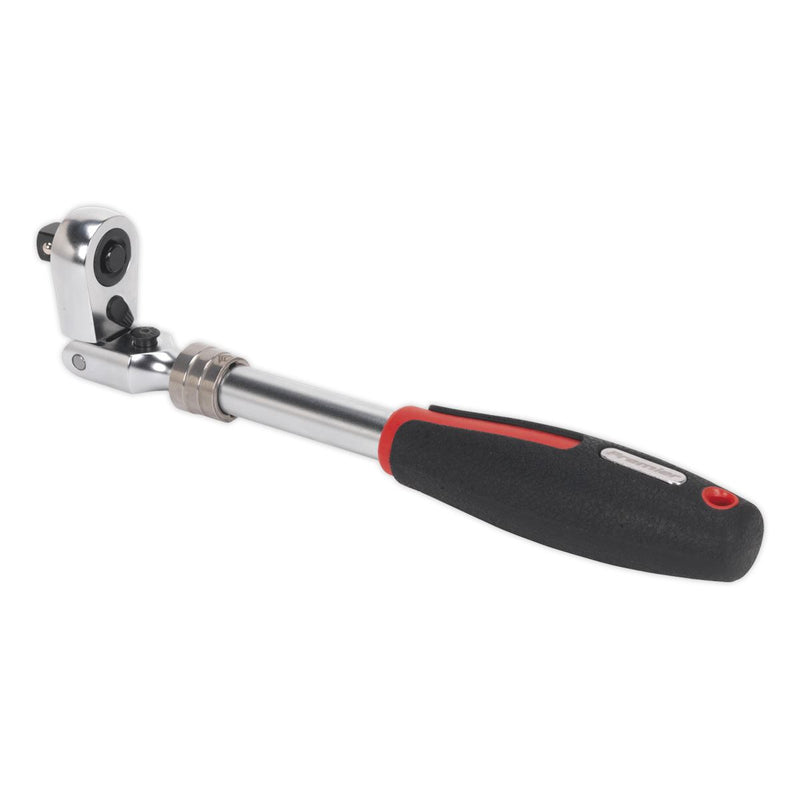 Ratchet Wrench 3/8"Sq Drive Flexi-Head Extendable Premier Platinum