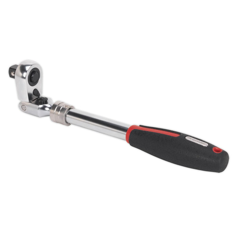 Ratchet Wrench 1/2"Sq Drive Flexi-Head Extendable - Premier Platinum