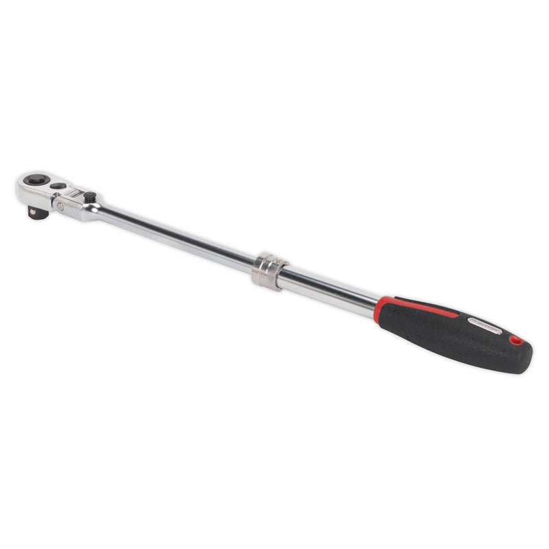 Ratchet Wrench 1/2"Sq Drive Flexi-Head Extendable - Premier Platinum