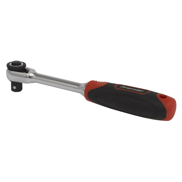 Compact Head Ratchet Wrench 1/4"Sq Drive - Premier Platinum