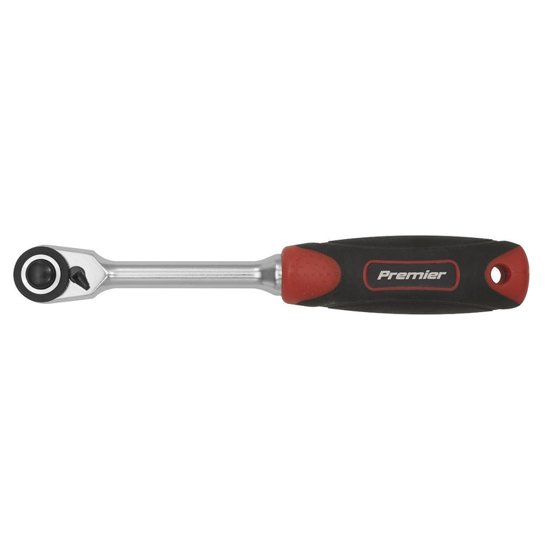 Compact Head Ratchet Wrench 1/4"Sq Drive - Premier Platinum