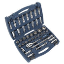 Sealey Premier Socket Set 1/2"Sq Drive 41pc AK8993